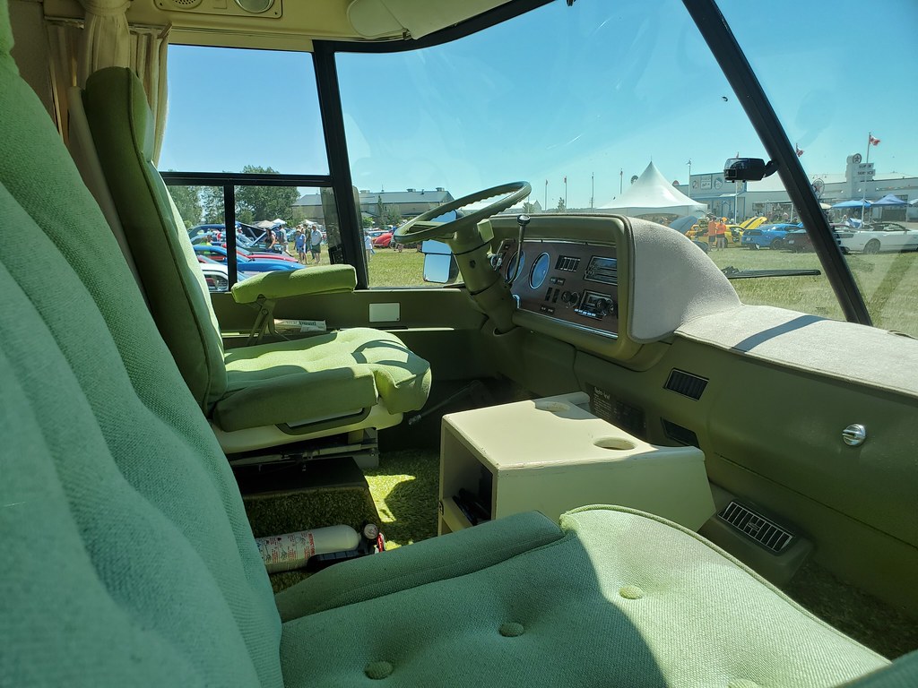 The living space inside an RV, the kind of rig an extended warranty is meant to protect